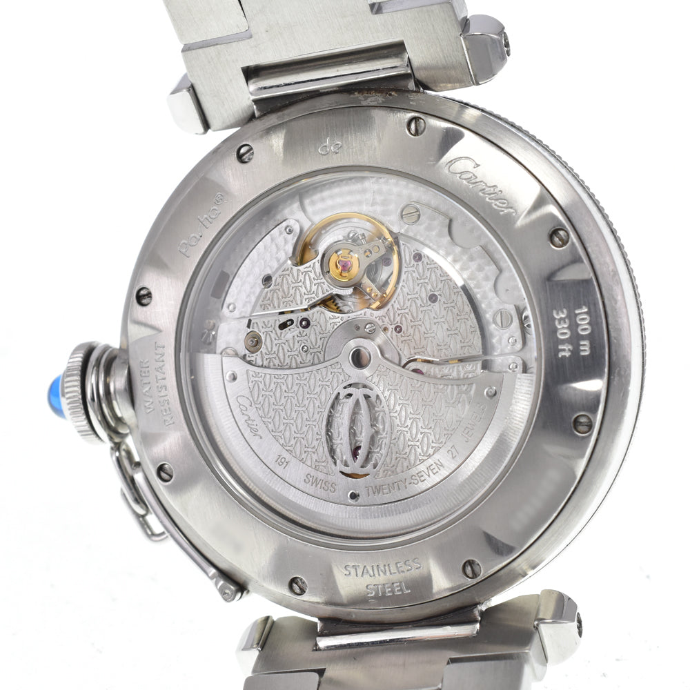 CARTIER Pasha grid W3104055 Date Silver Dial Automatic Men's
 Watch L#148146