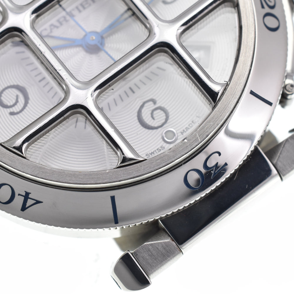 CARTIER Pasha grid W3104055 Date Silver Dial Automatic Men's
 Watch L#148146