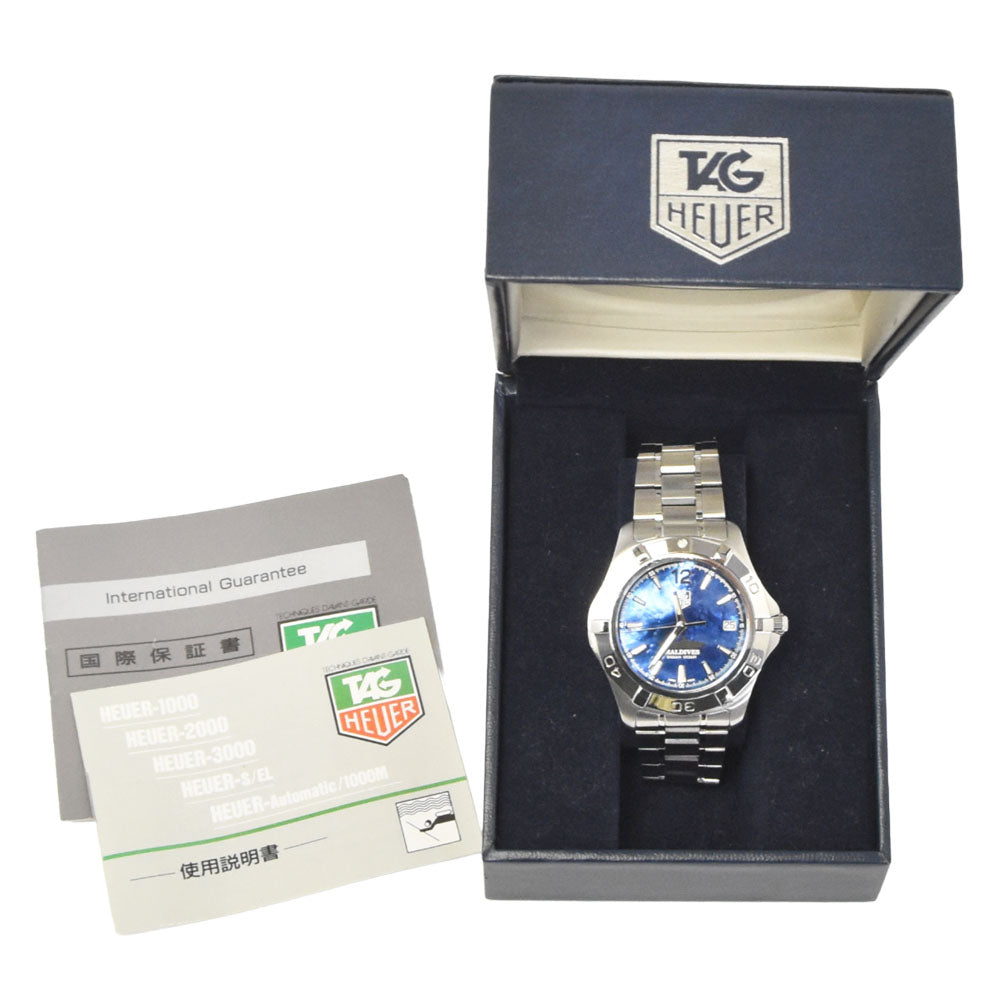 with paper TAG HEUER Aqua racer WAF211M.BA0806 Exclusive to Maldives blue Dial Automatic Men's
 Watch O#148152