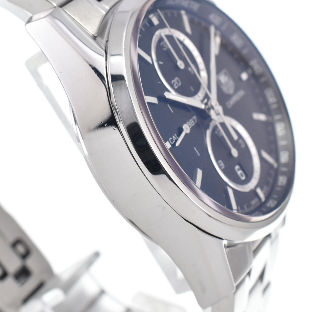 with paper TAG HEUER Carrera Caliber 1887 CAR2110-4 Chronograph Date black Dial Automatic Men's
 Watch K#148153