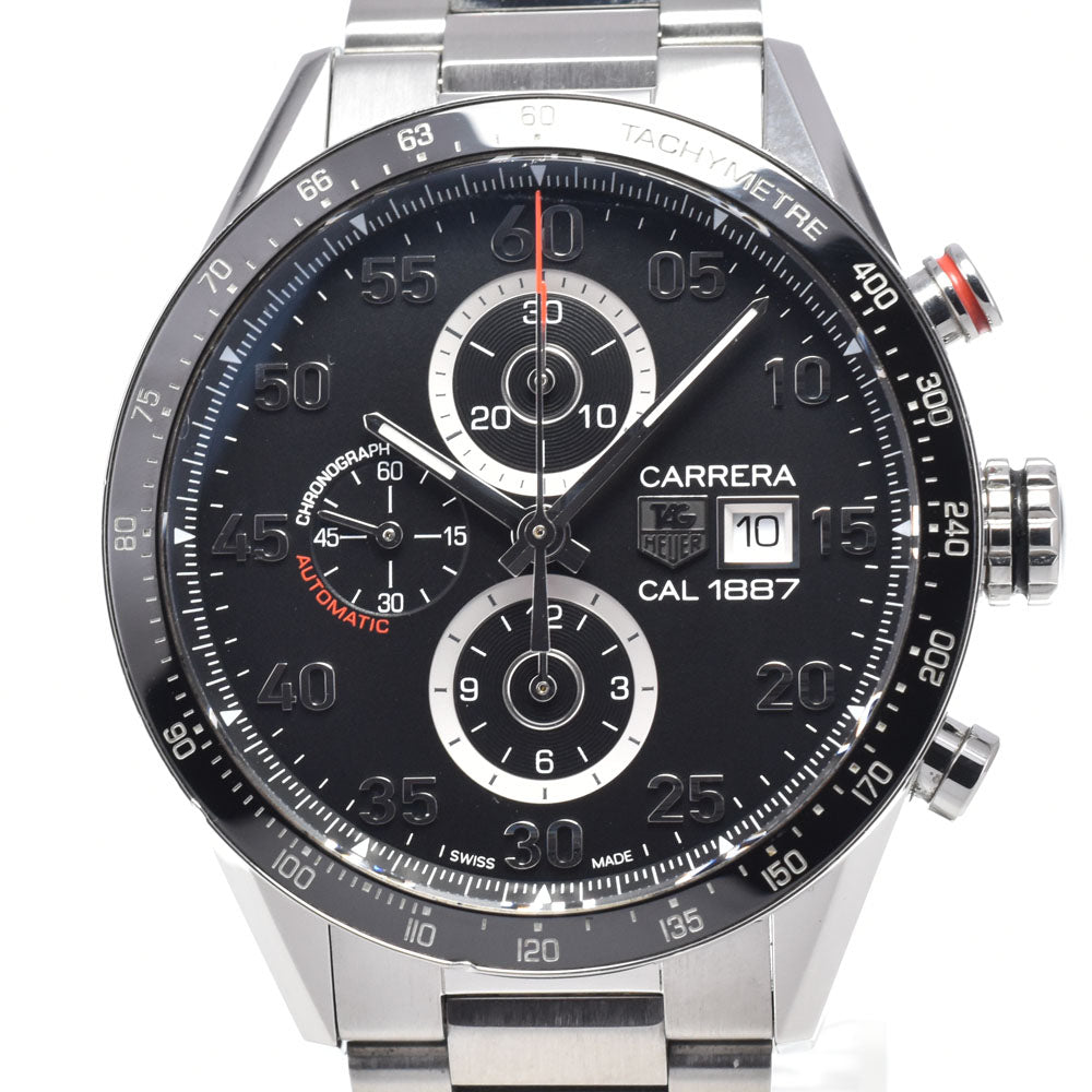 TAG HEUER Carrera Caliber 1887 CAR2A10-5 Chronograph black Dial Automatic Men's
 Watch L#148154