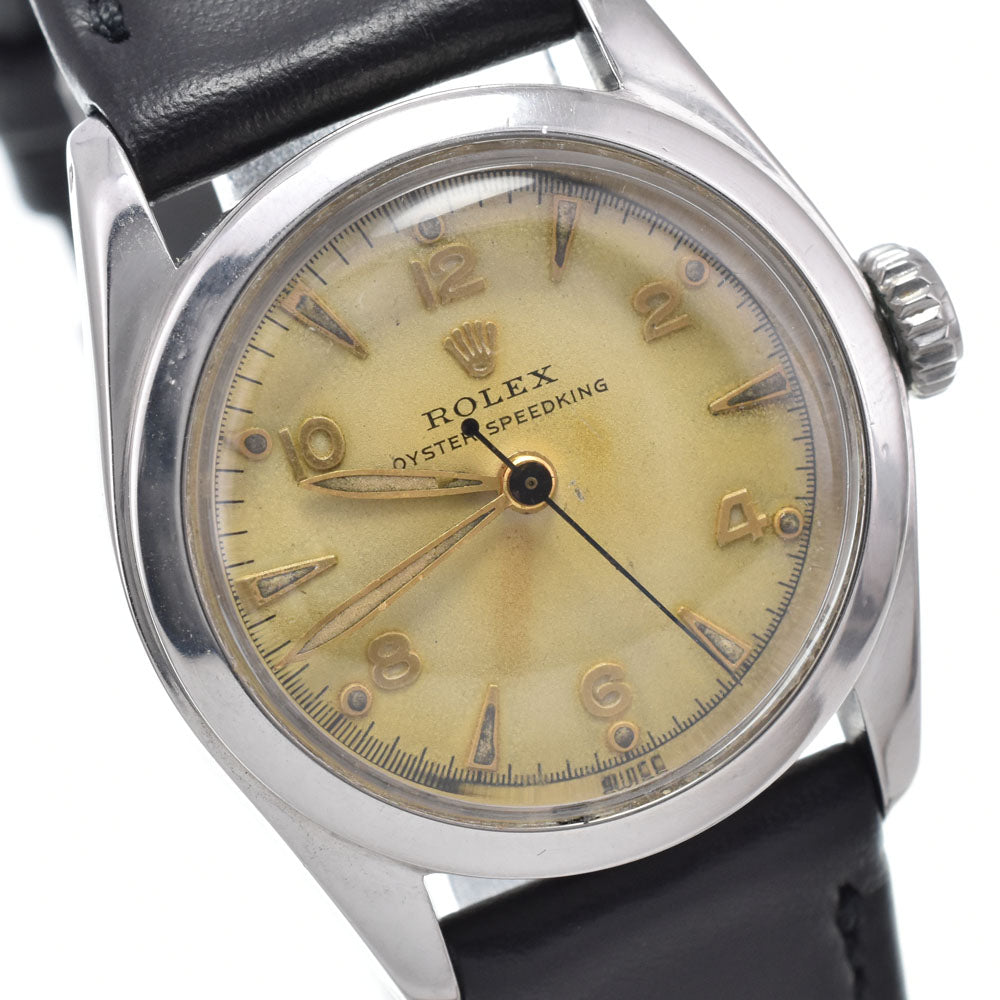 ROLEX Oyster Speed King 6056 vintage Cal.710 Super Oyster crown gold Dial Hand Winding Boy's
 Watch L#148159