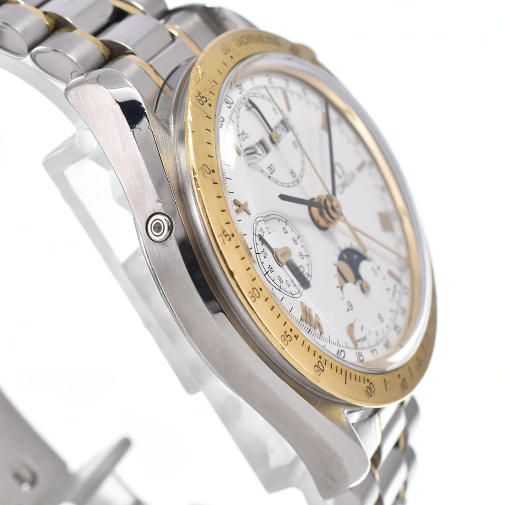 OMEGA Speedmaster ST174.0034/3336.20 Moon Phase K18YGBezel white Dial Automatic Men's
 Watch M#148162