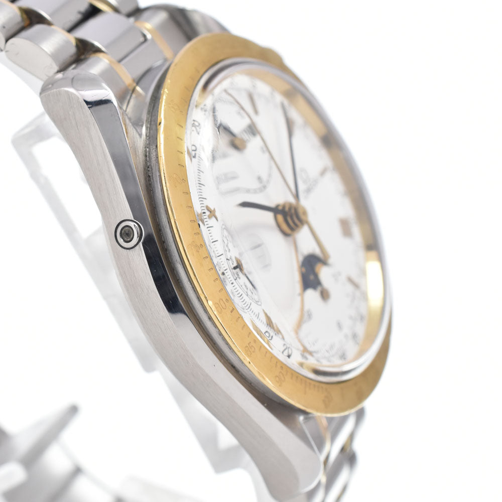 OMEGA Speedmaster 175.0034 Moon Phase K18YGBezel white Dial Automatic Men's
 Watch M#148163