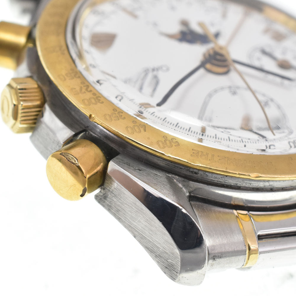 OMEGA Speedmaster 175.0034 Moon Phase K18YGBezel white Dial Automatic Men's
 Watch M#148163