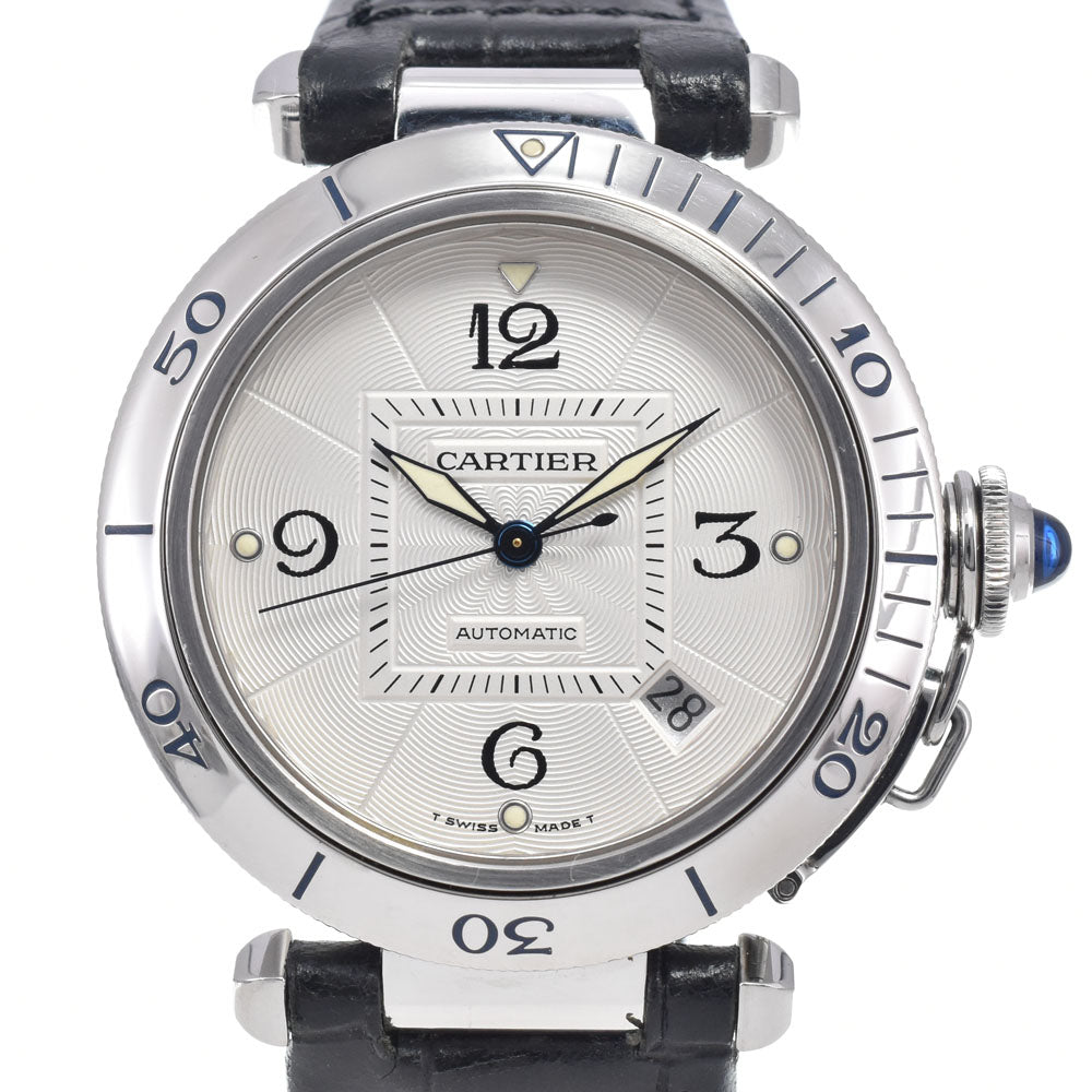 CARTIER Pasha W3103155 Date 38 mm Silver Dial Automatic Men's
 Watch M#148170