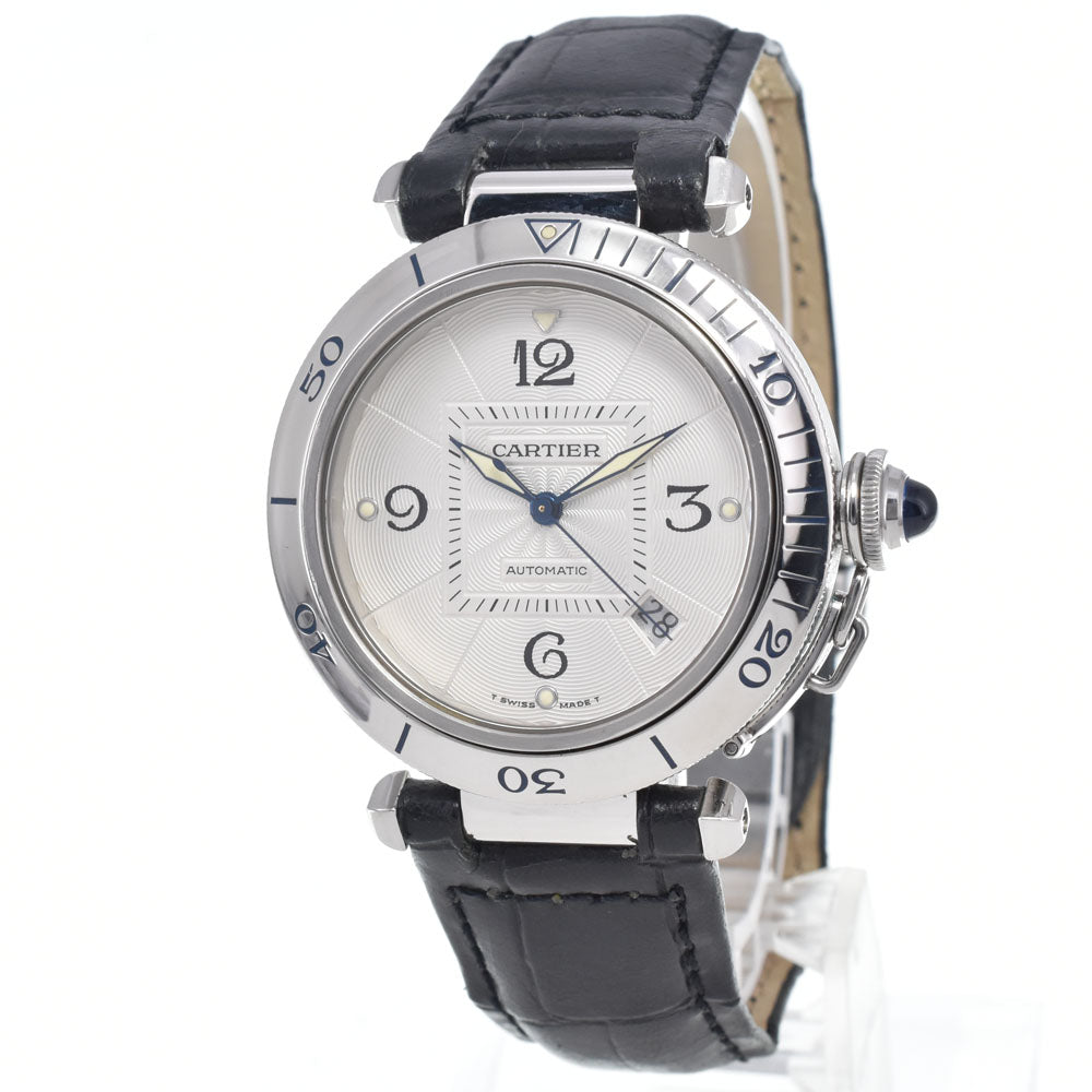 CARTIER Pasha W3103155 Date 38 mm Silver Dial Automatic Men's
 Watch M#148170