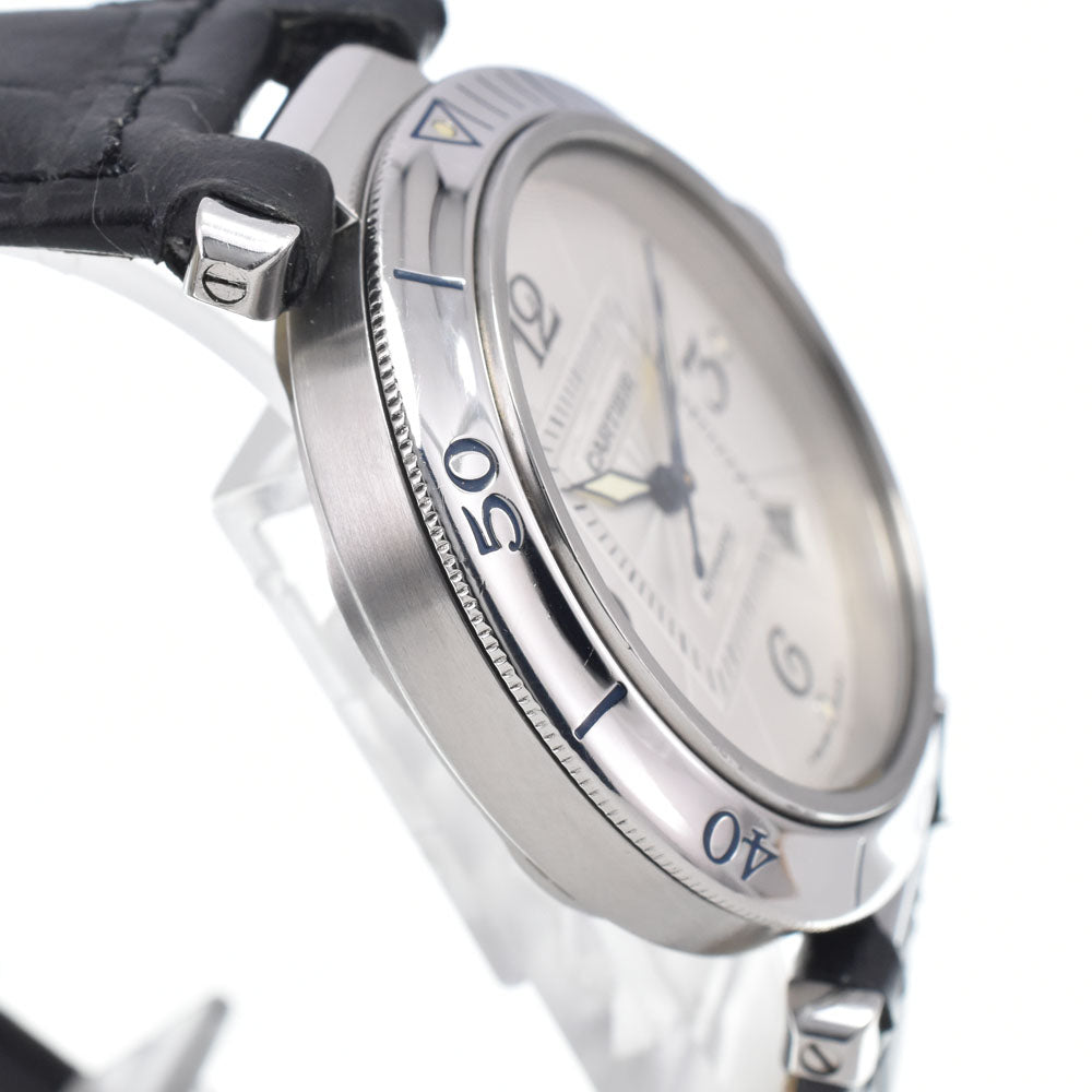 CARTIER Pasha W3103155 Date 38 mm Silver Dial Automatic Men's
 Watch M#148170