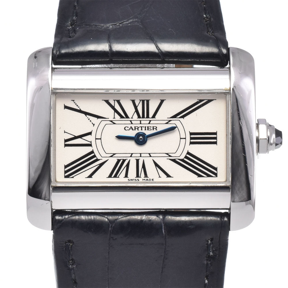 with paper CARTIER tank divan W6300255/2599 Silver Dial Quartz Ladies
 Watch L#148171