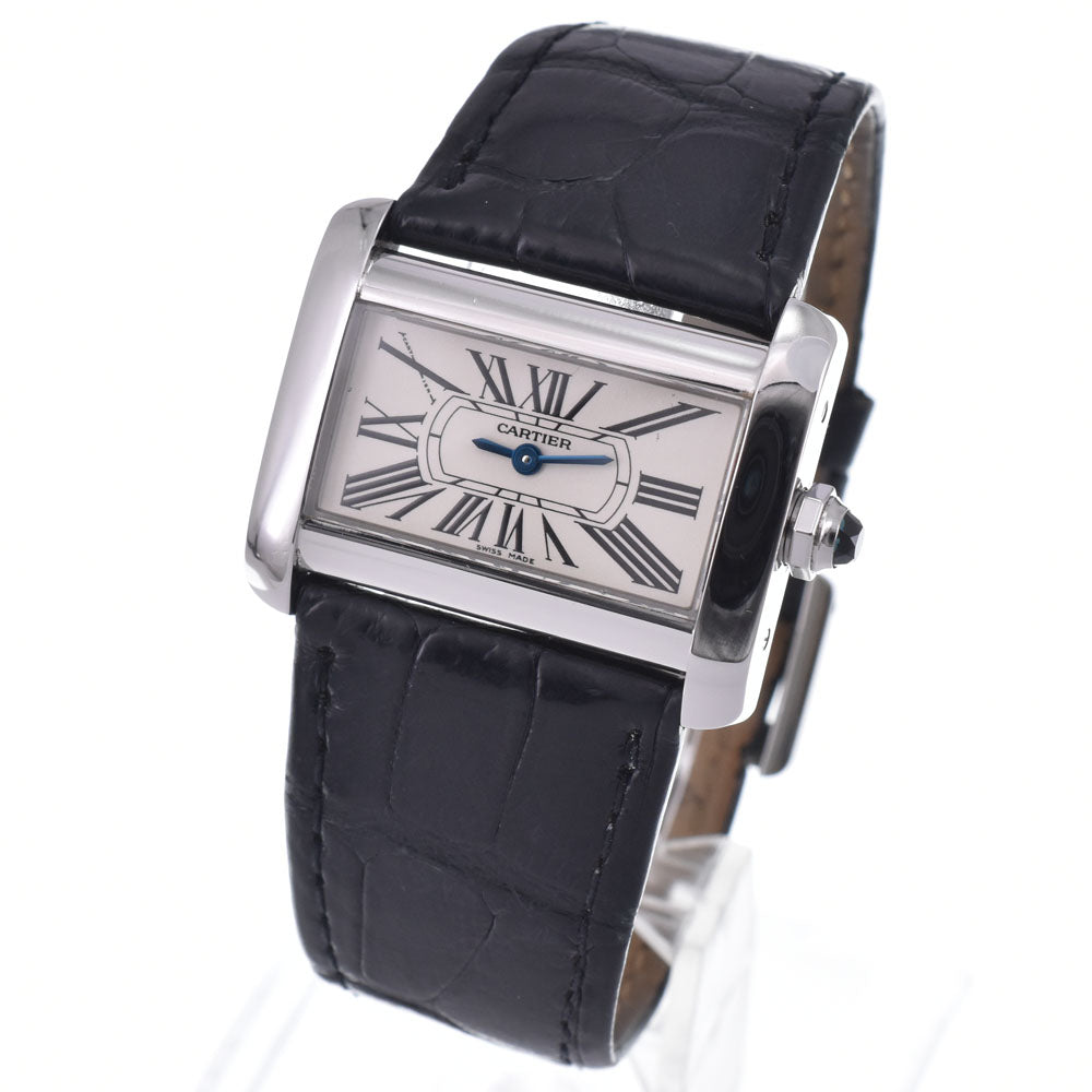 with paper CARTIER tank divan W6300255/2599 Silver Dial Quartz Ladies
 Watch L#148171