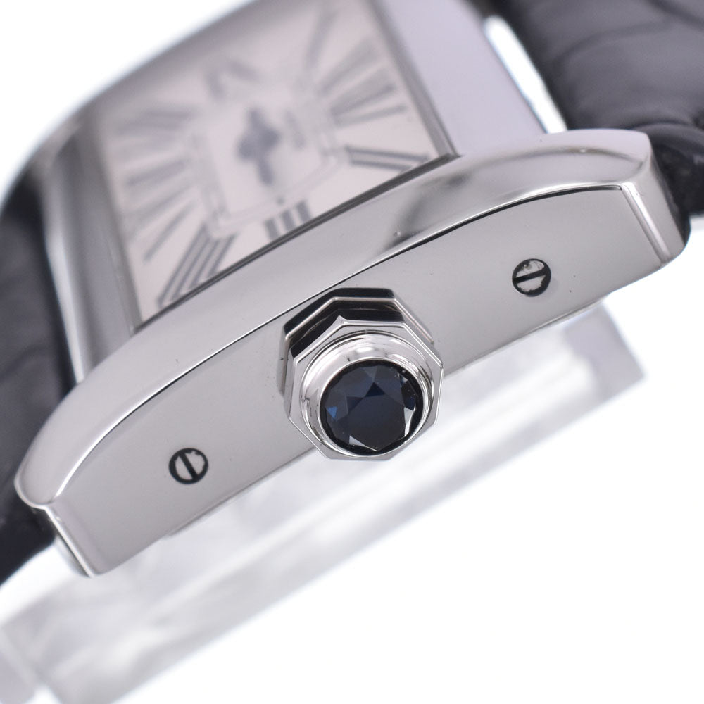 with paper CARTIER tank divan W6300255/2599 Silver Dial Quartz Ladies
 Watch L#148171