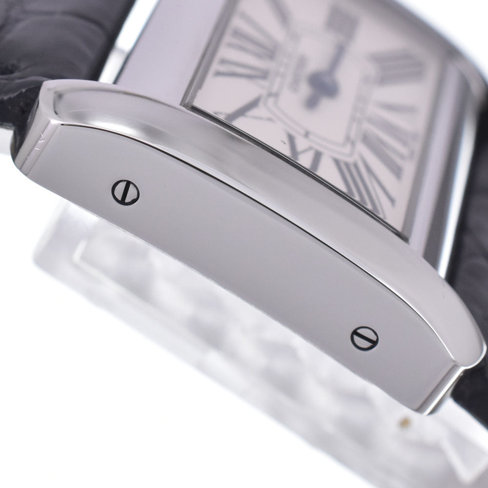 with paper CARTIER tank divan W6300255/2599 Silver Dial Quartz Ladies
 Watch L#148171