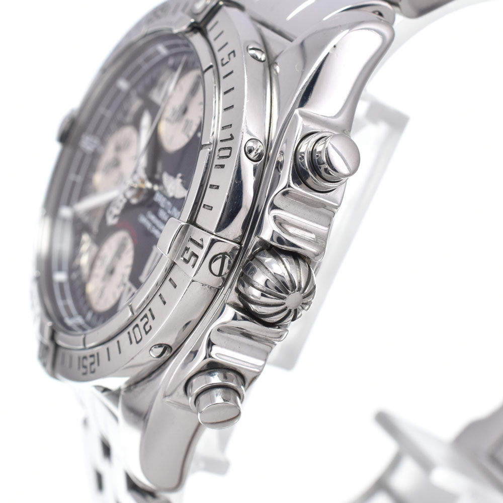 with paper BREITLING cockpit A13358 Chronograph Date black Dial Automatic Men's
 Watch M#148174