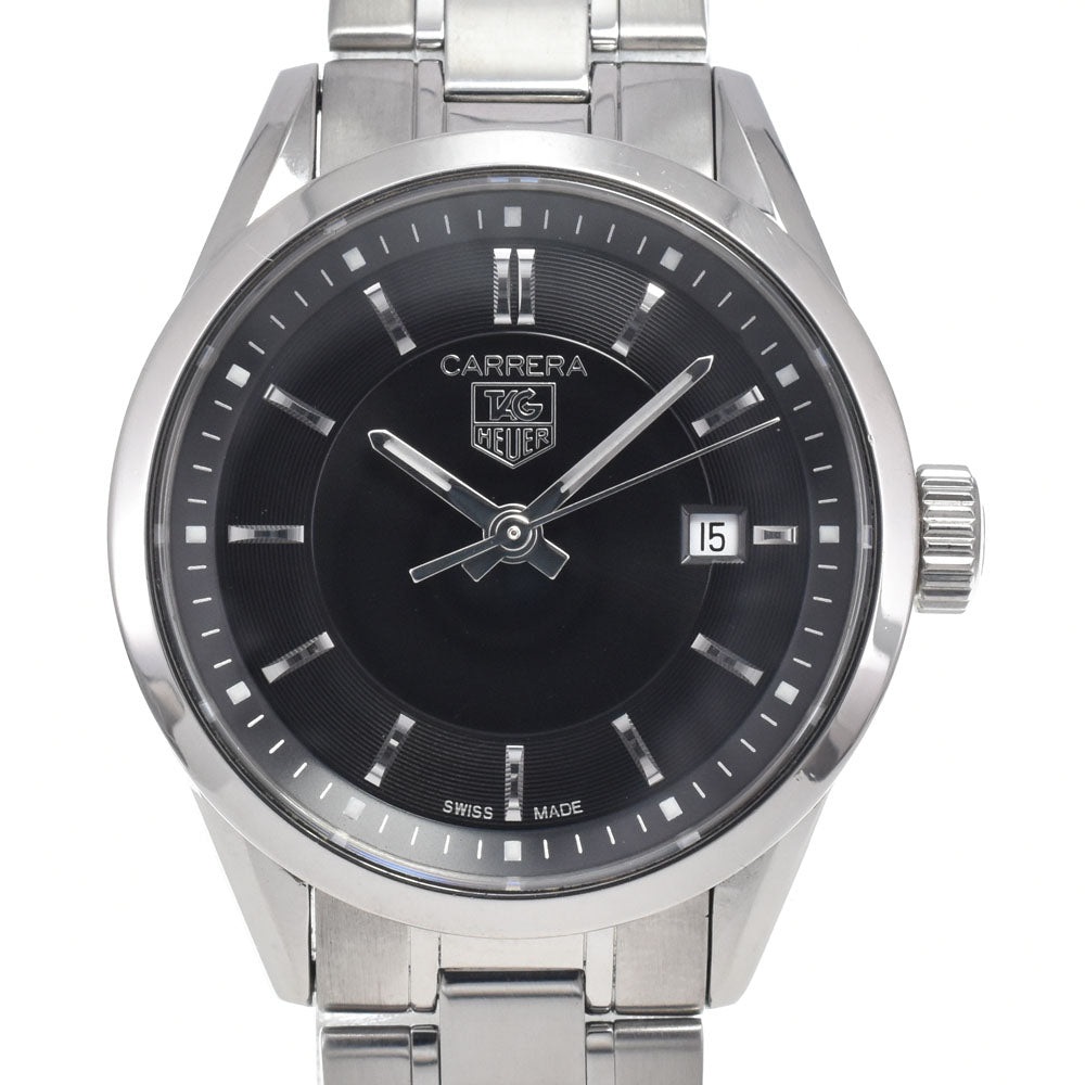 TAG HEUER Carrera Lady WV1414.BA0793 Date black Dial Quartz Ladies
 Watch M#148176