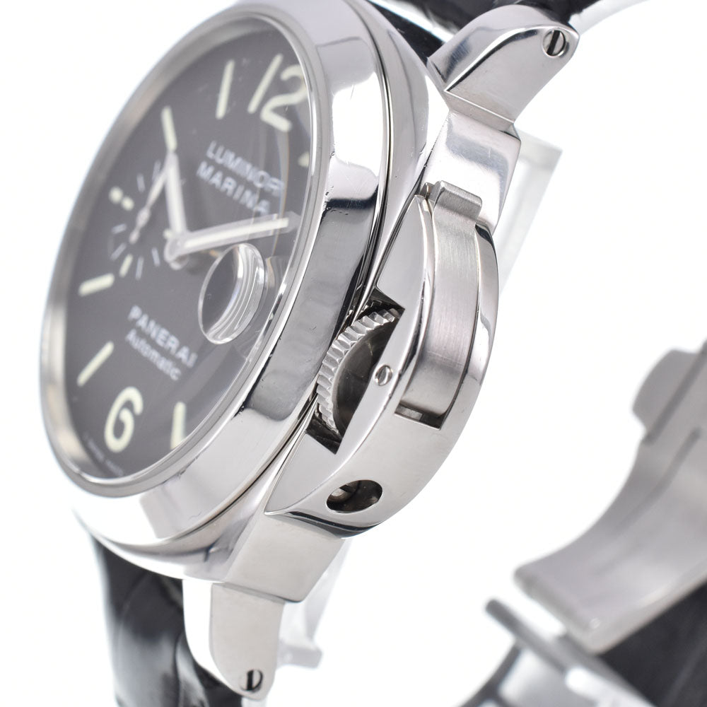 with paper PANERAI Luminor Marina PAM00104 black Dial Automatic Men's
 Watch K#148178