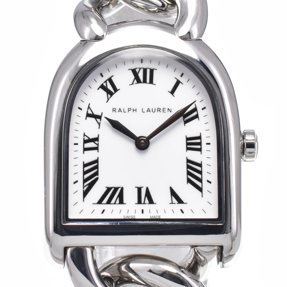 RALPH LAUREN Stirrup Petit Link K00400 white Dial Quartz Ladies
 Watch L#148181