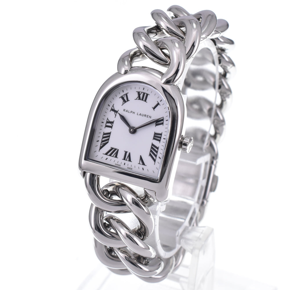 RALPH LAUREN Stirrup Petit Link K00400 white Dial Quartz Ladies
 Watch L#148181