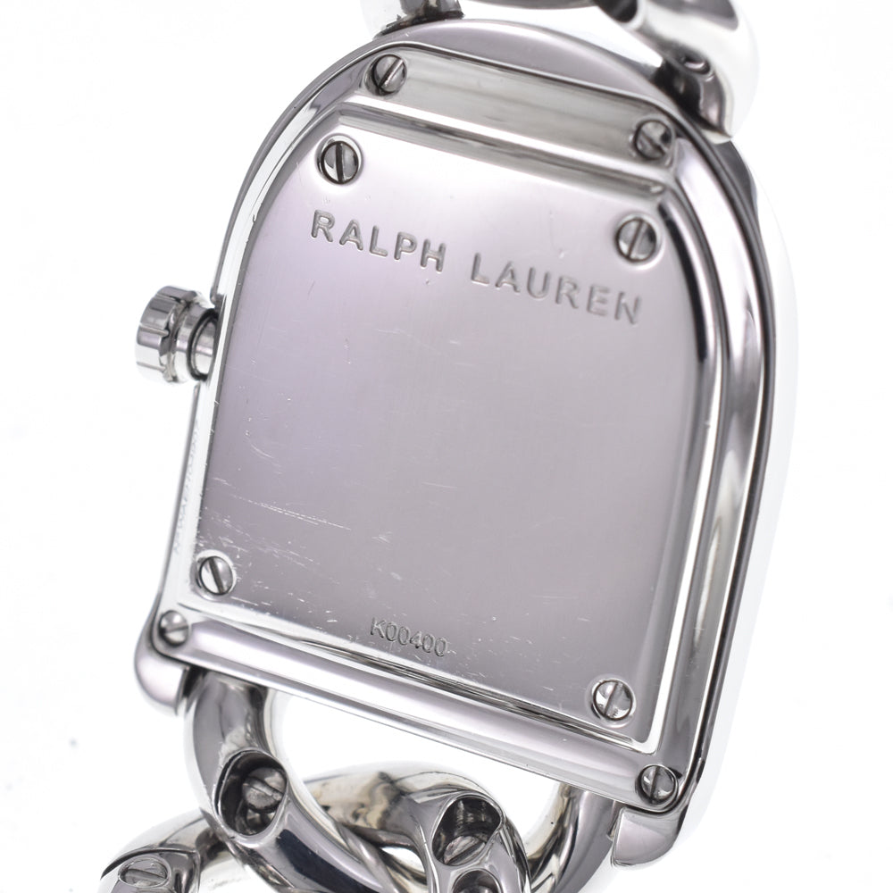 RALPH LAUREN Stirrup Petit Link K00400 white Dial Quartz Ladies
 Watch L#148181
