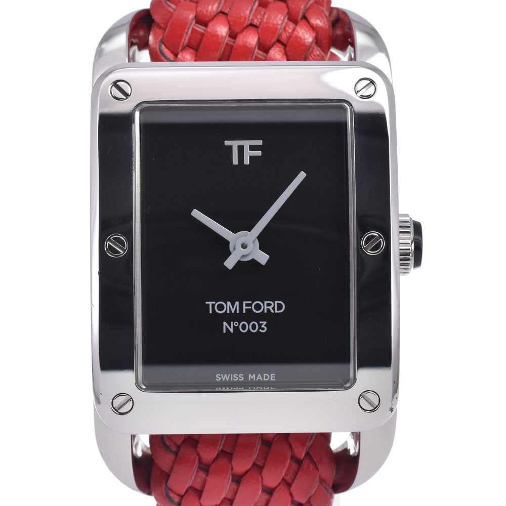 with paper TOM FORD N.003 TFT003001 black Dial Quartz Men's
 Watch L#148194