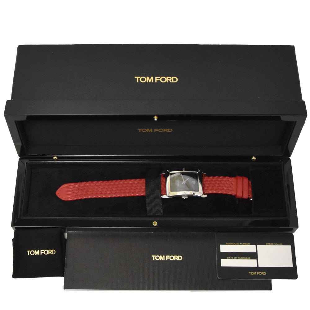 with paper TOM FORD N.003 TFT003001 black Dial Quartz Men's
 Watch L#148194