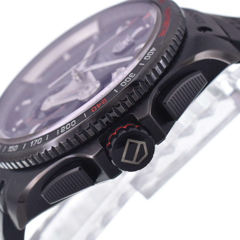 with paper TAG HEUER Grand Carrera CAV5185.FT6020 Caliber 36RS black Dial Automatic Men's
 Watch K#148196