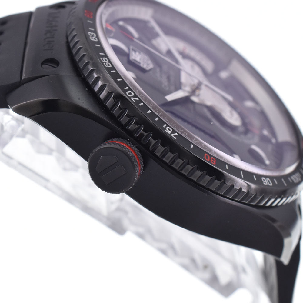with paper TAG HEUER Grand Carrera CAV5185.FT6020 Caliber 36RS black Dial Automatic Men's
 Watch K#148196