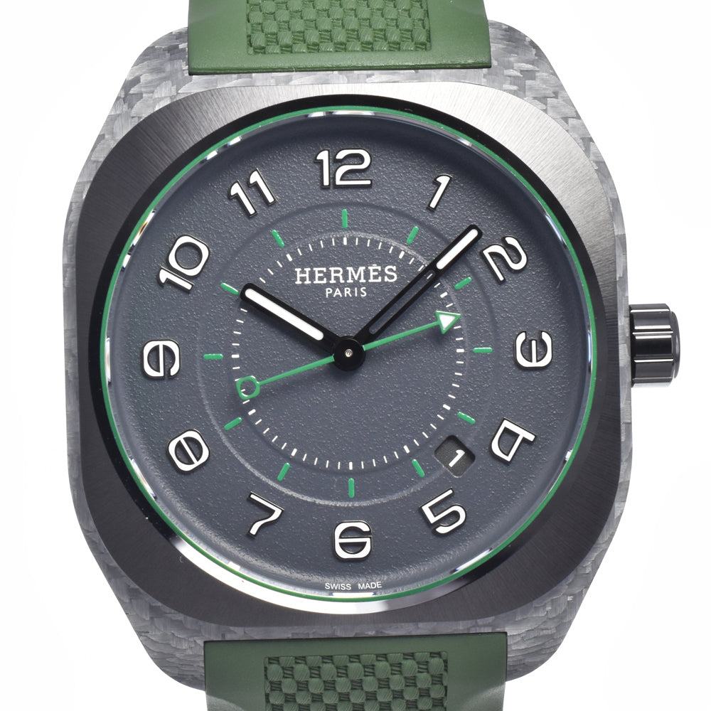 with paper HERMES H08 SP1.746b gray Dial Automatic Men's
 Watch J#148197