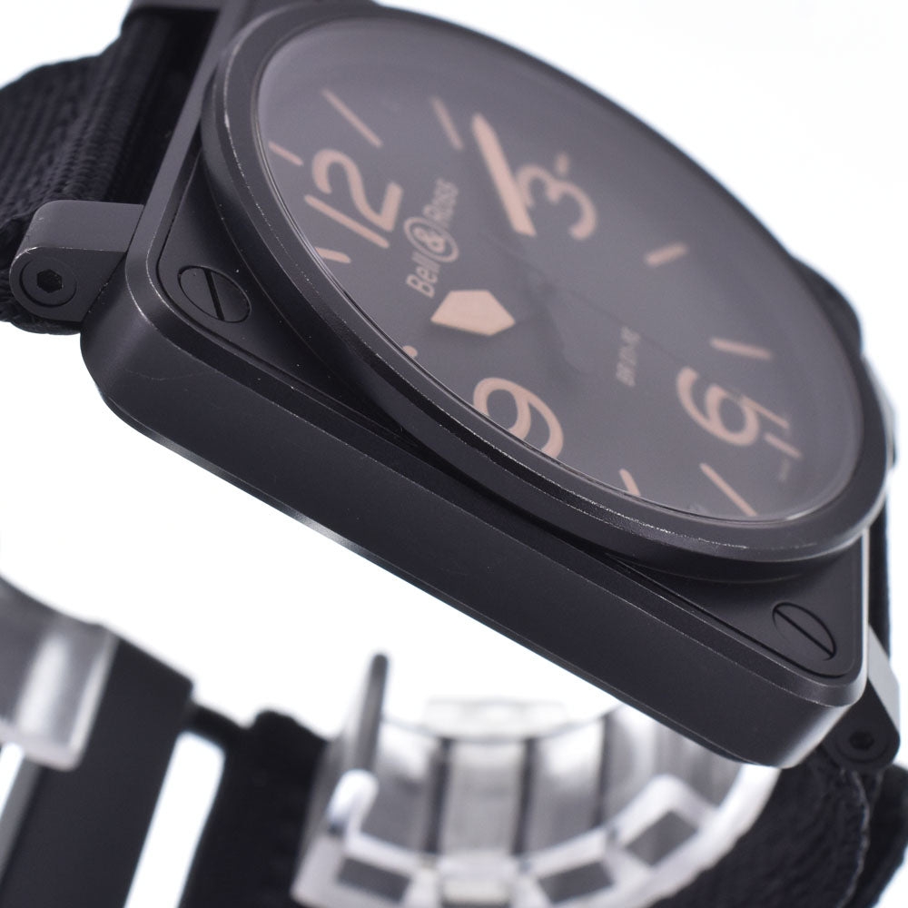 with paper Bell＆Ross Heritage BR01-92HERI-CA Date black Dial Automatic Men's
 Watch K#148199
