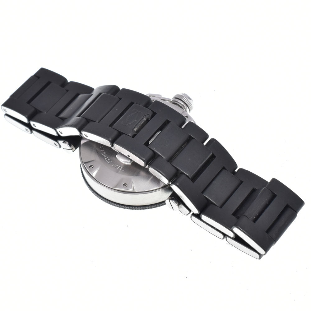 CARTIER Pacha Sea timer W31077U2 Stainless Steel / Rubber black Dial Automatic Men's
 Watch R#148201
