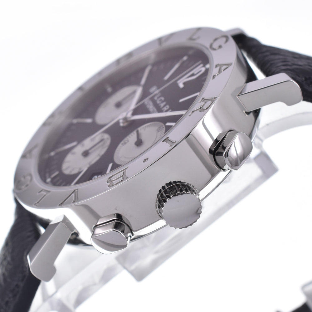 with paper BVLGARI Bvlgari Bvlgari BB38SLCH Date black Dial Automatic Men's
 Watch J#148202