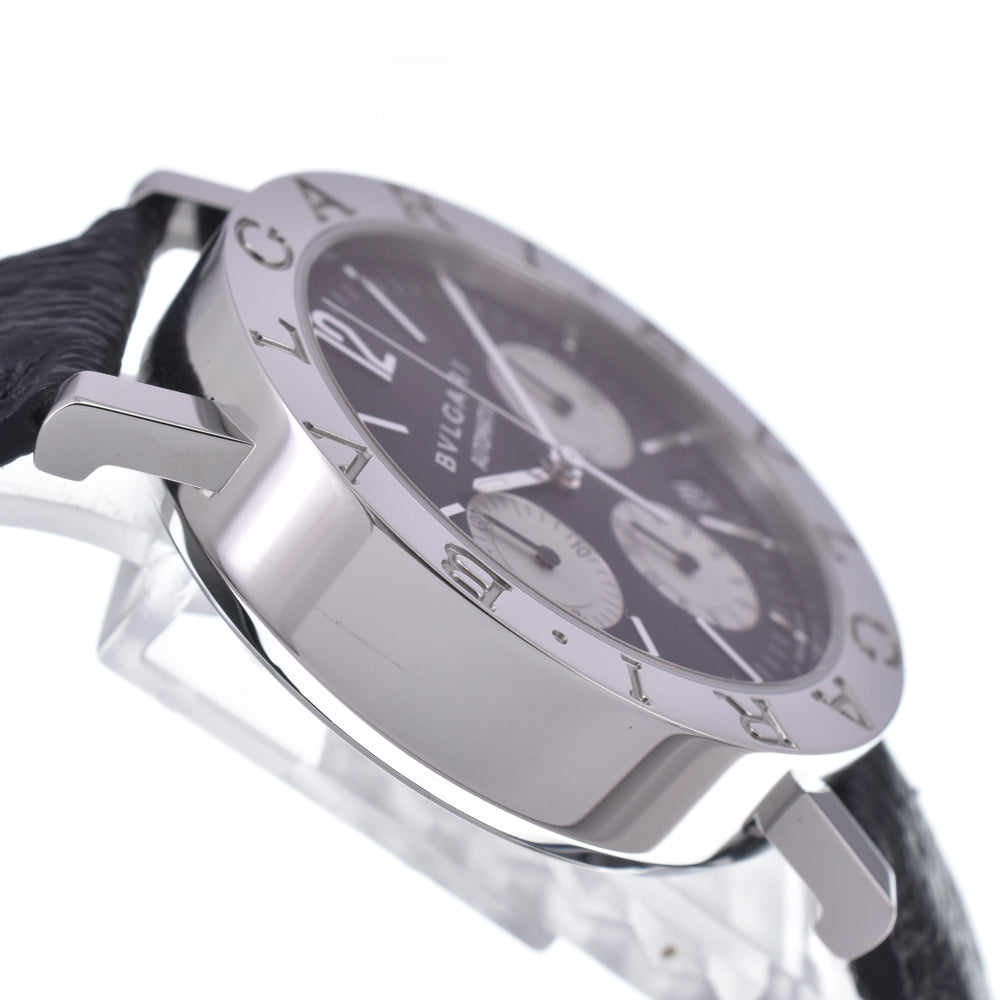 with paper BVLGARI Bvlgari Bvlgari BB38SLCH Date black Dial Automatic Men's
 Watch J#148202
