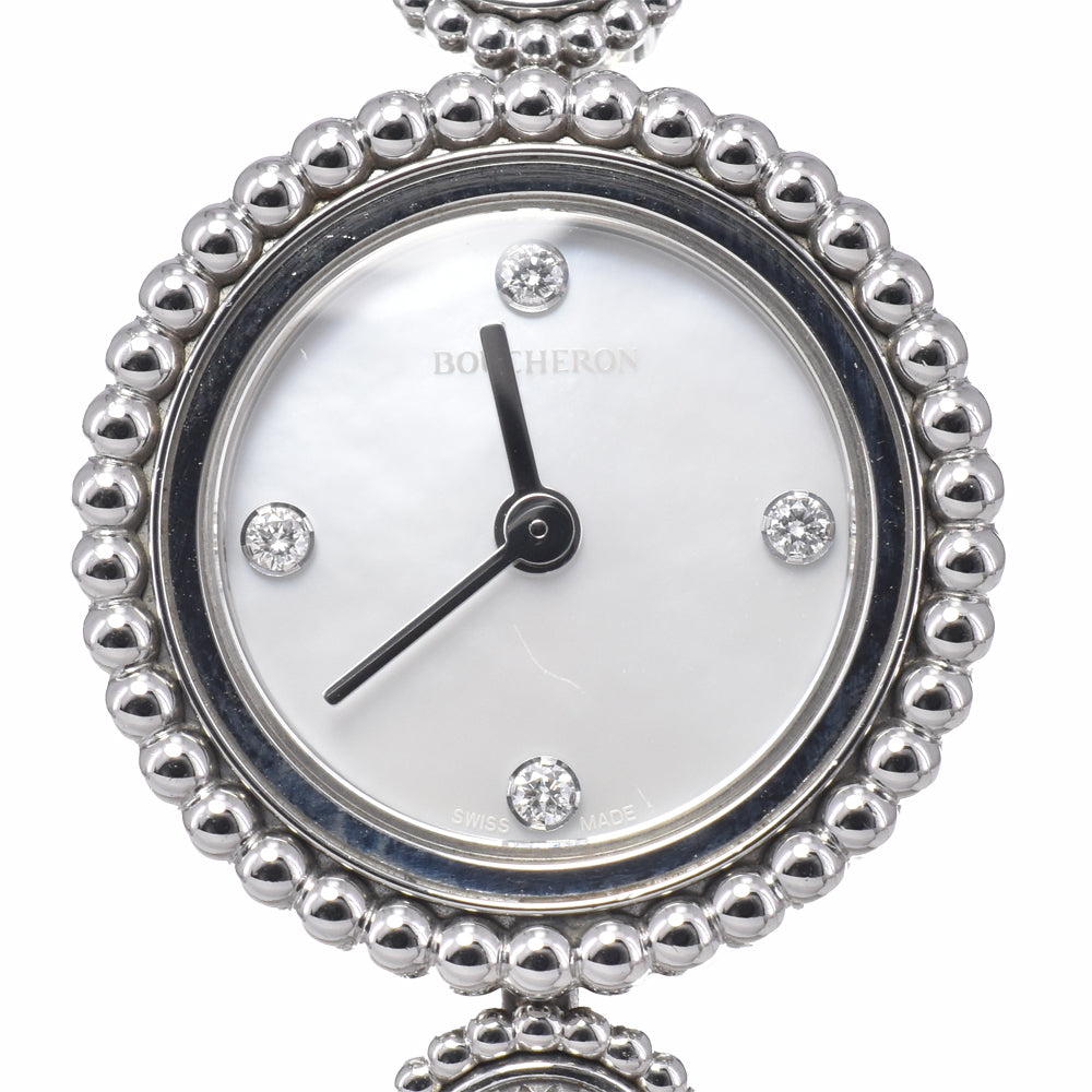 Boucheron Serpent Boheme Diamond WA015703 White shell Dial Quartz Ladies
 Watch L#148203