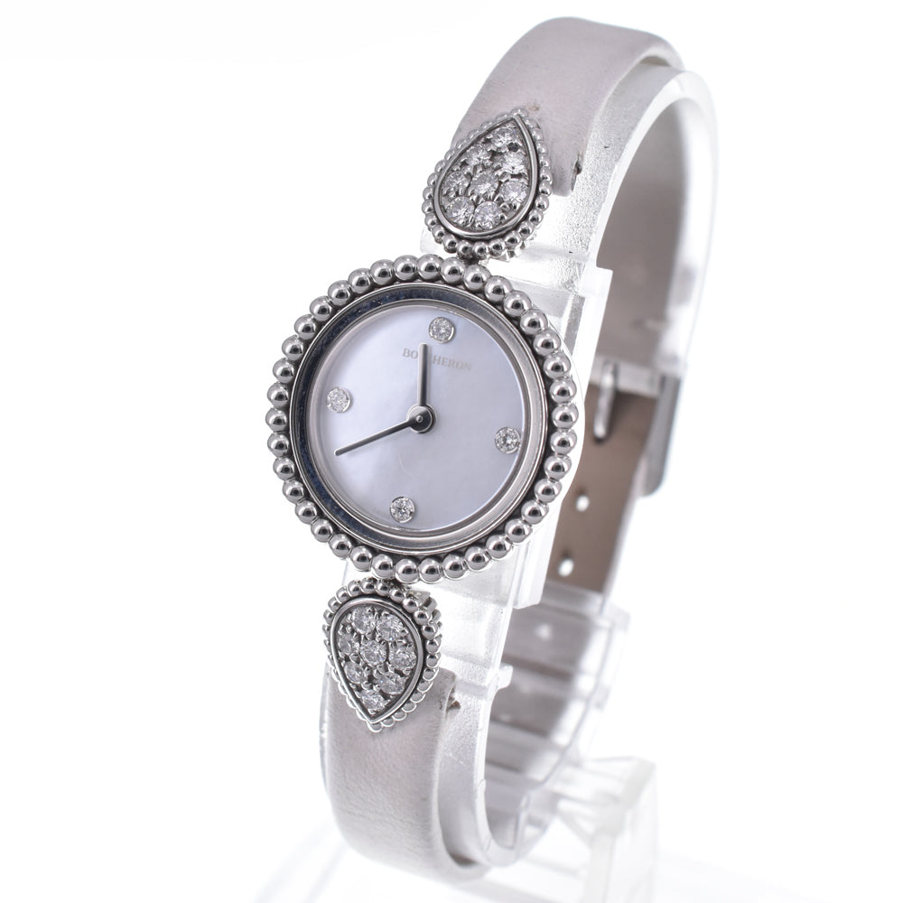 Boucheron Serpent Boheme Diamond WA015703 White shell Dial Quartz Ladies
 Watch L#148203