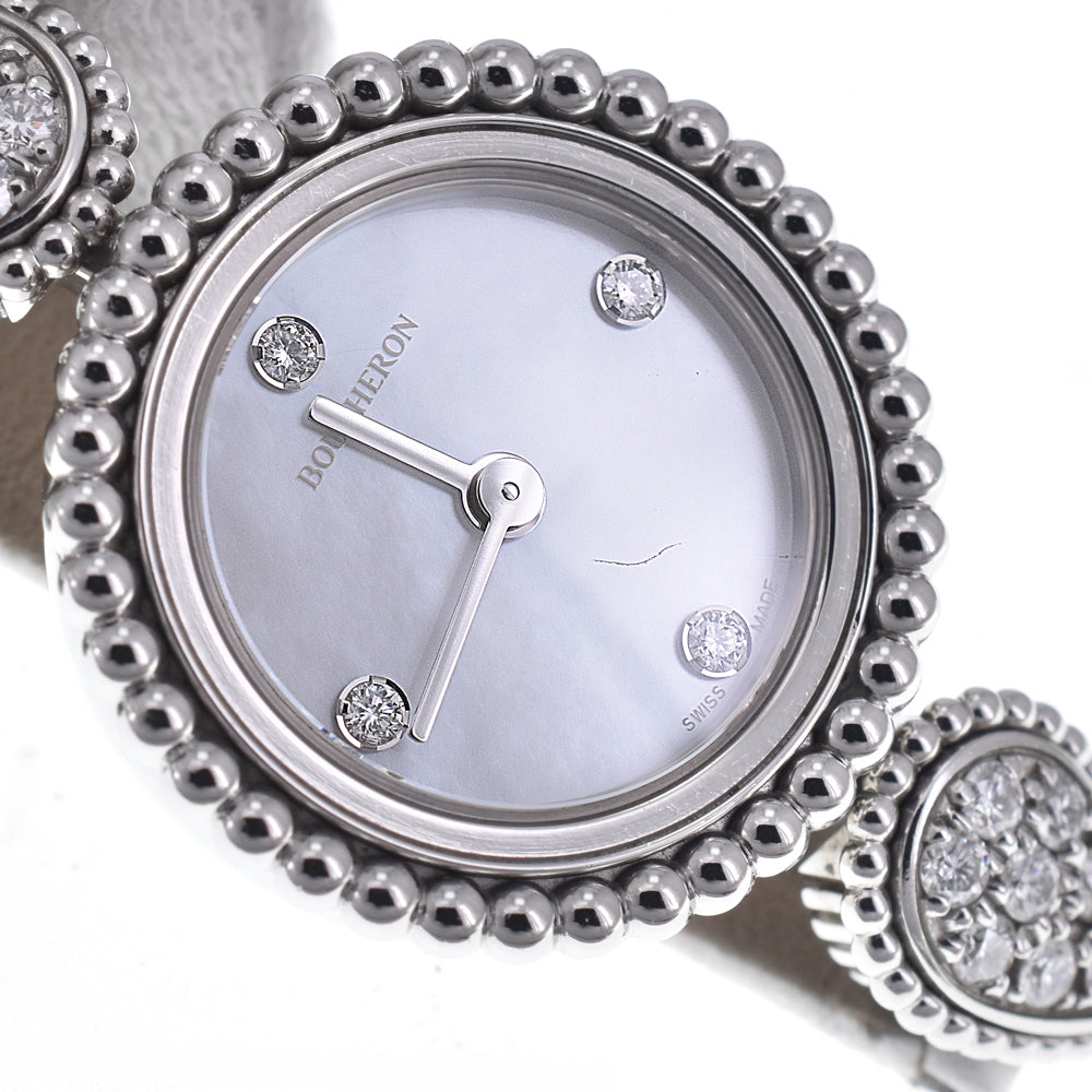 Boucheron Serpent Boheme Diamond WA015703 White shell Dial Quartz Ladies
 Watch L#148203