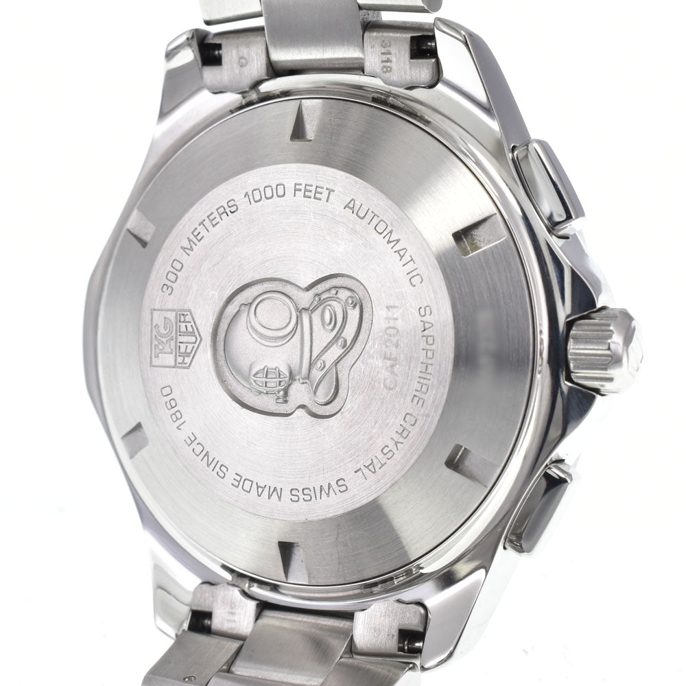 TAG HEUER Aqua racer CAF2011 Chronograph day date Silver Dial Automatic Men's
 Watch L#148205