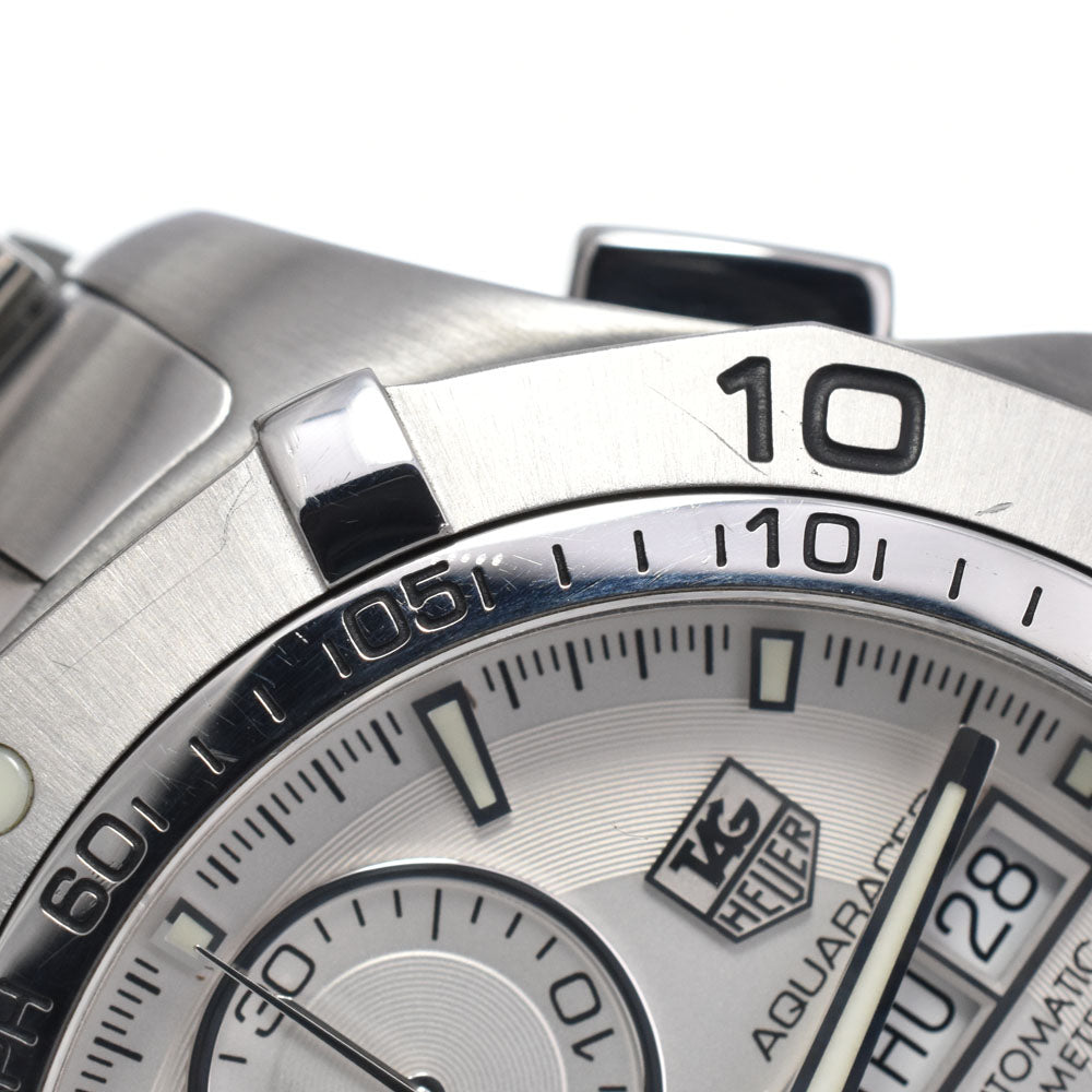TAG HEUER Aqua racer CAF2011 Chronograph day date Silver Dial Automatic Men's
 Watch L#148205