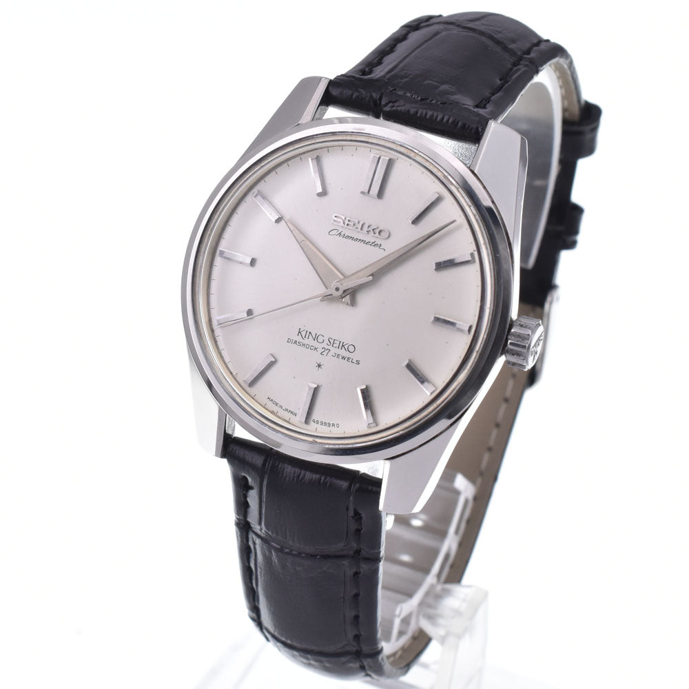 SEIKO 44KS King Seiko 49999 Chronometer Silver Dial Hand Winding Men's
 Watch N#148215