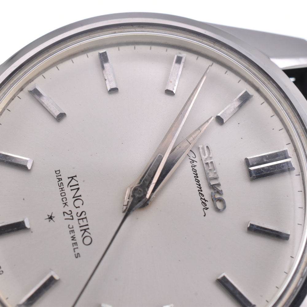 SEIKO 44KS King Seiko 49999 Chronometer Silver Dial Hand Winding Men's
 Watch N#148215