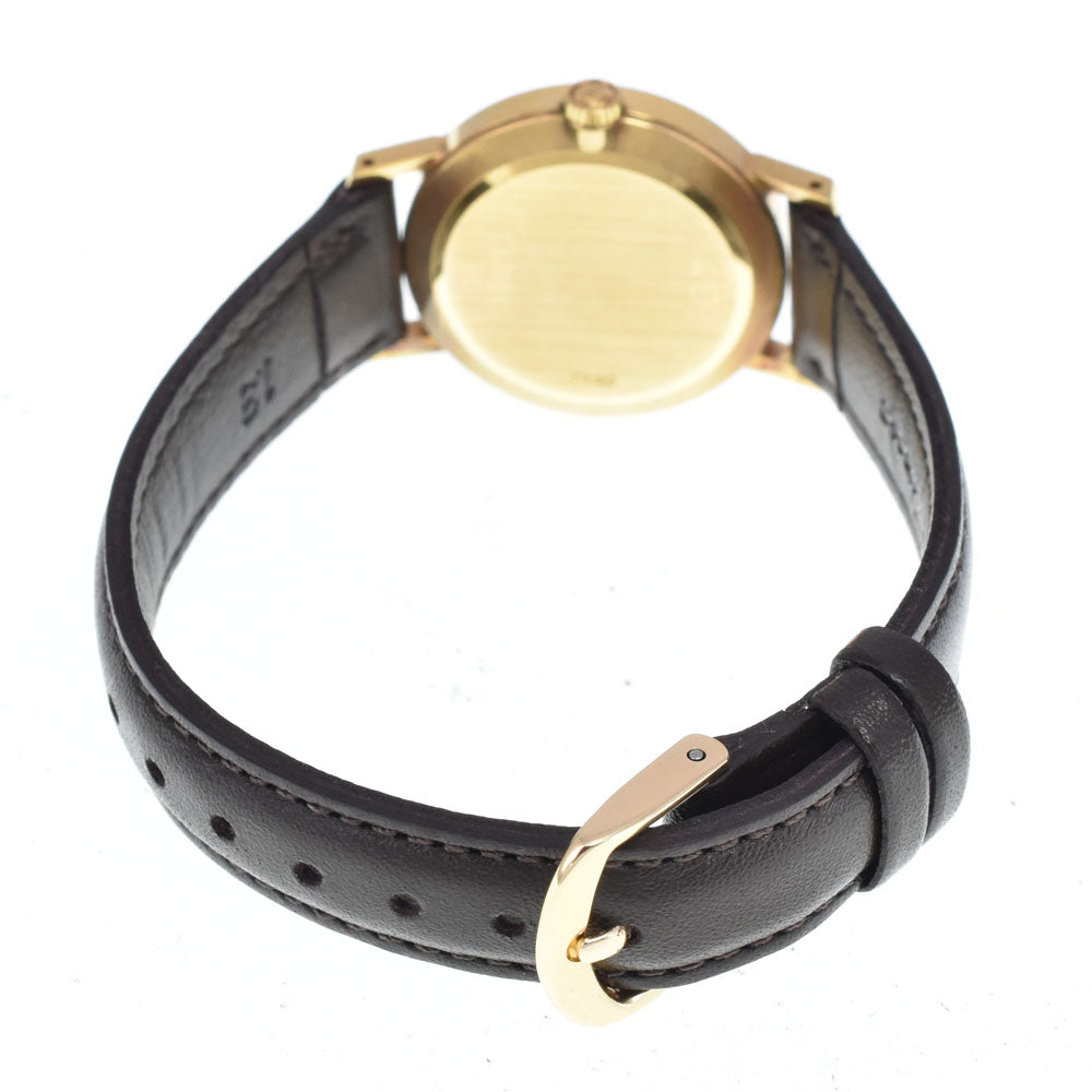 ROLEX Cherini 4109 K18YG/Leather Cal.1601 gold Dial Hand Winding Ladies
 Watch L#148219