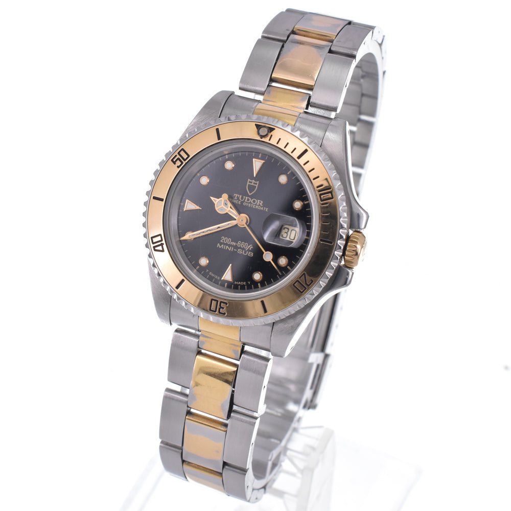 TUDOR Prince Date Mini Submariner 73193 black Dial Automatic Boy's
 Watch L#148220