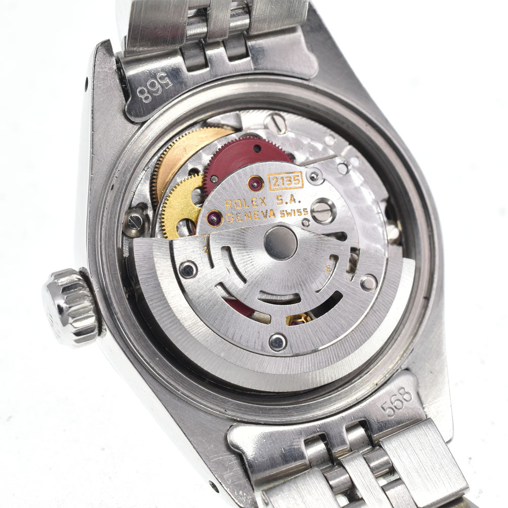 ROLEX Oyster perpetual date 69190 vintage Cal.2135 Silver Dial Automatic Ladies
 Watch L#148222