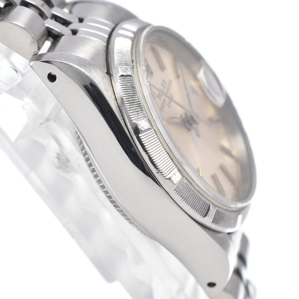 ROLEX Oyster perpetual date 69190 vintage Cal.2135 Silver Dial Automatic Ladies
 Watch L#148222