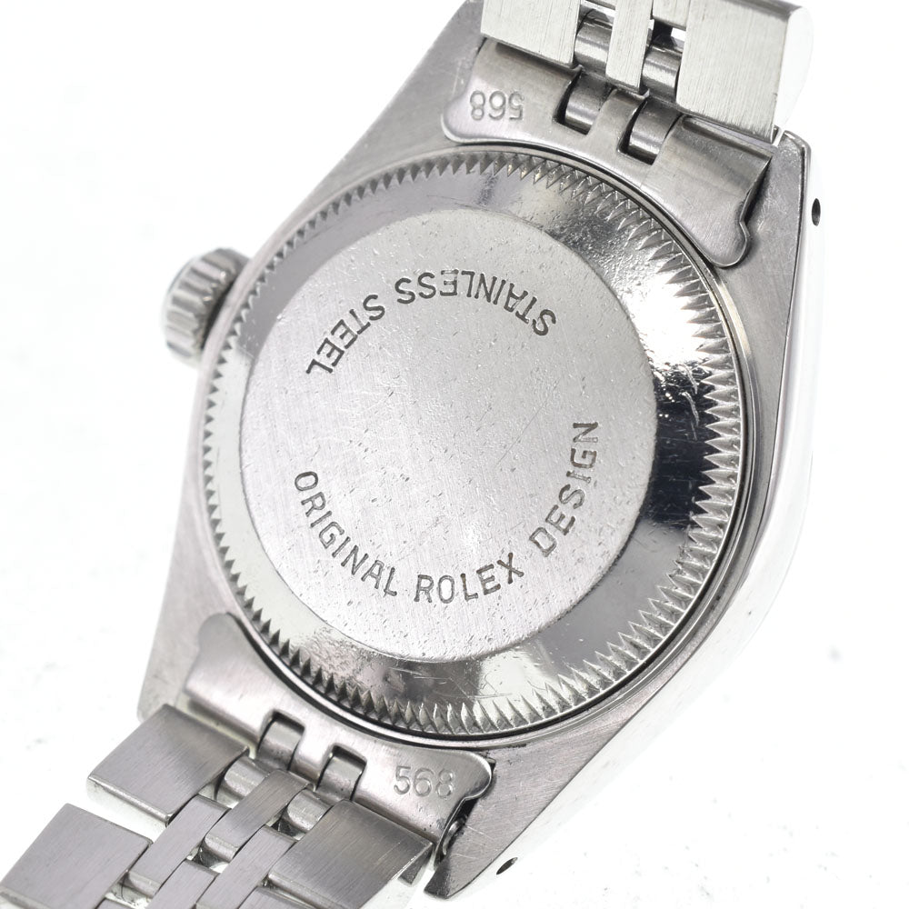 ROLEX Oyster perpetual date 69190 vintage Cal.2135 Silver Dial Automatic Ladies
 Watch L#148222