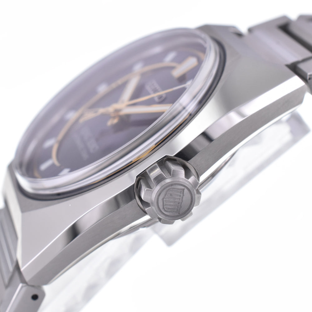 with paper SEIKO King Seiko VANAC SDKV001/8L45-00B0 Date purple Dial Automatic Men's
 Watch K#148225