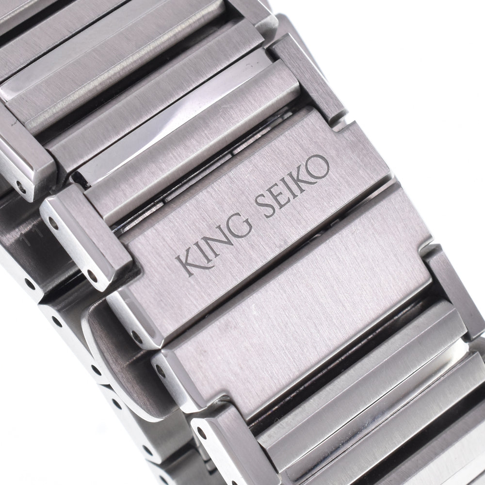 with paper SEIKO King Seiko VANAC SDKV001/8L45-00B0 Date purple Dial Automatic Men's
 Watch K#148225
