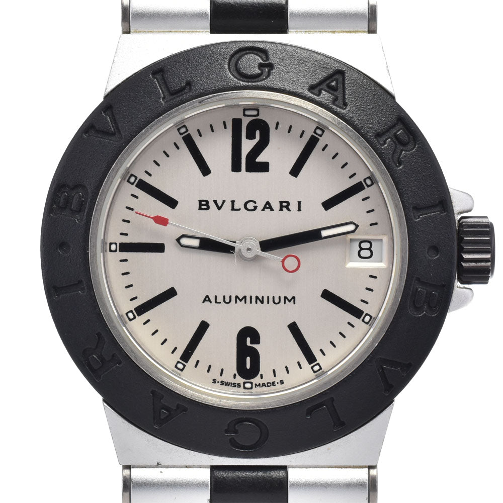 BVLGARI aluminum AL32TA Date Silver Dial Quartz Unisex
 Watch L#148226