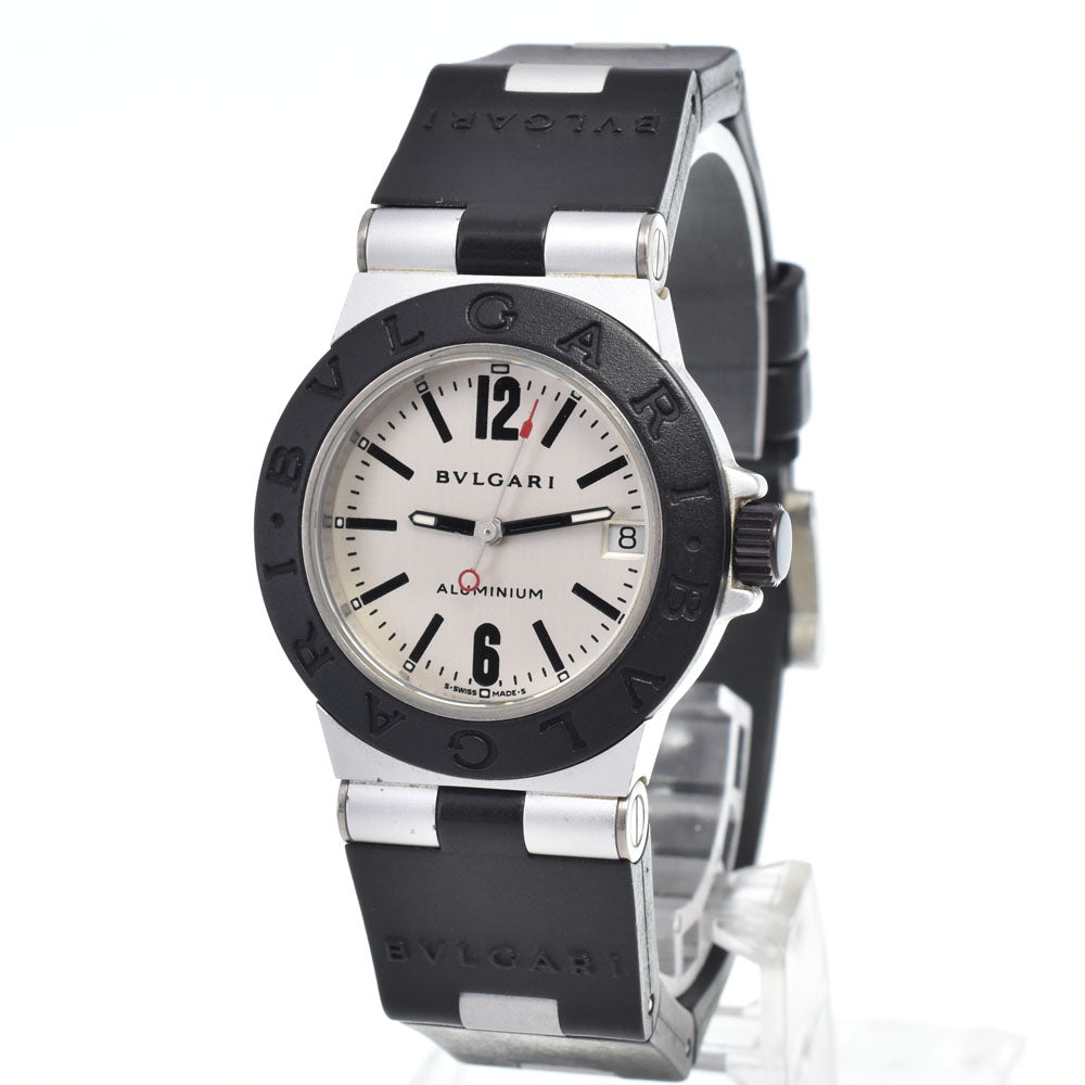BVLGARI aluminum AL32TA Date Silver Dial Quartz Unisex
 Watch L#148226