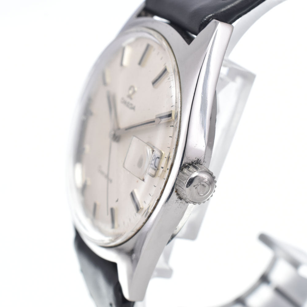 OMEGA Geneva Date Ref.136.041 vintage Cal.613 Silver Dial Hand Winding Men's
 Watch N#148227