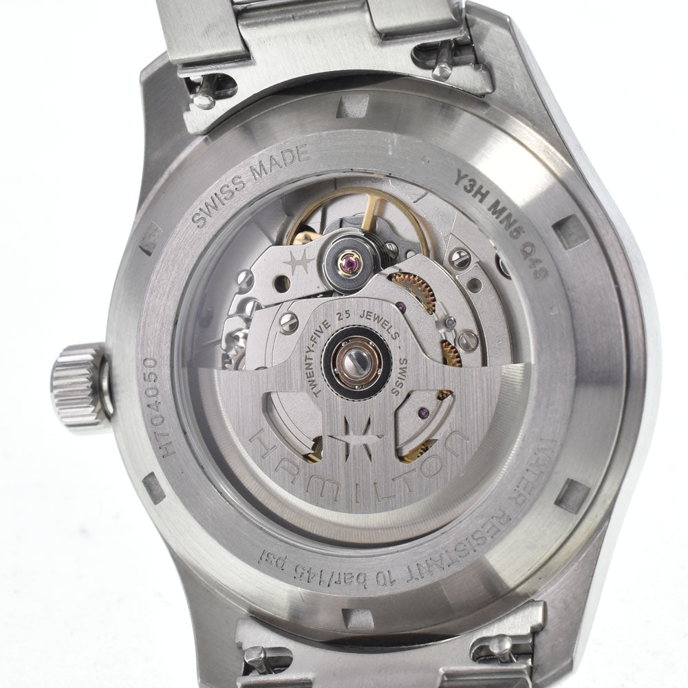 with paper HAMILTON Khaki field H70405130 black Dial Automatic Men's
 Watch M#148228