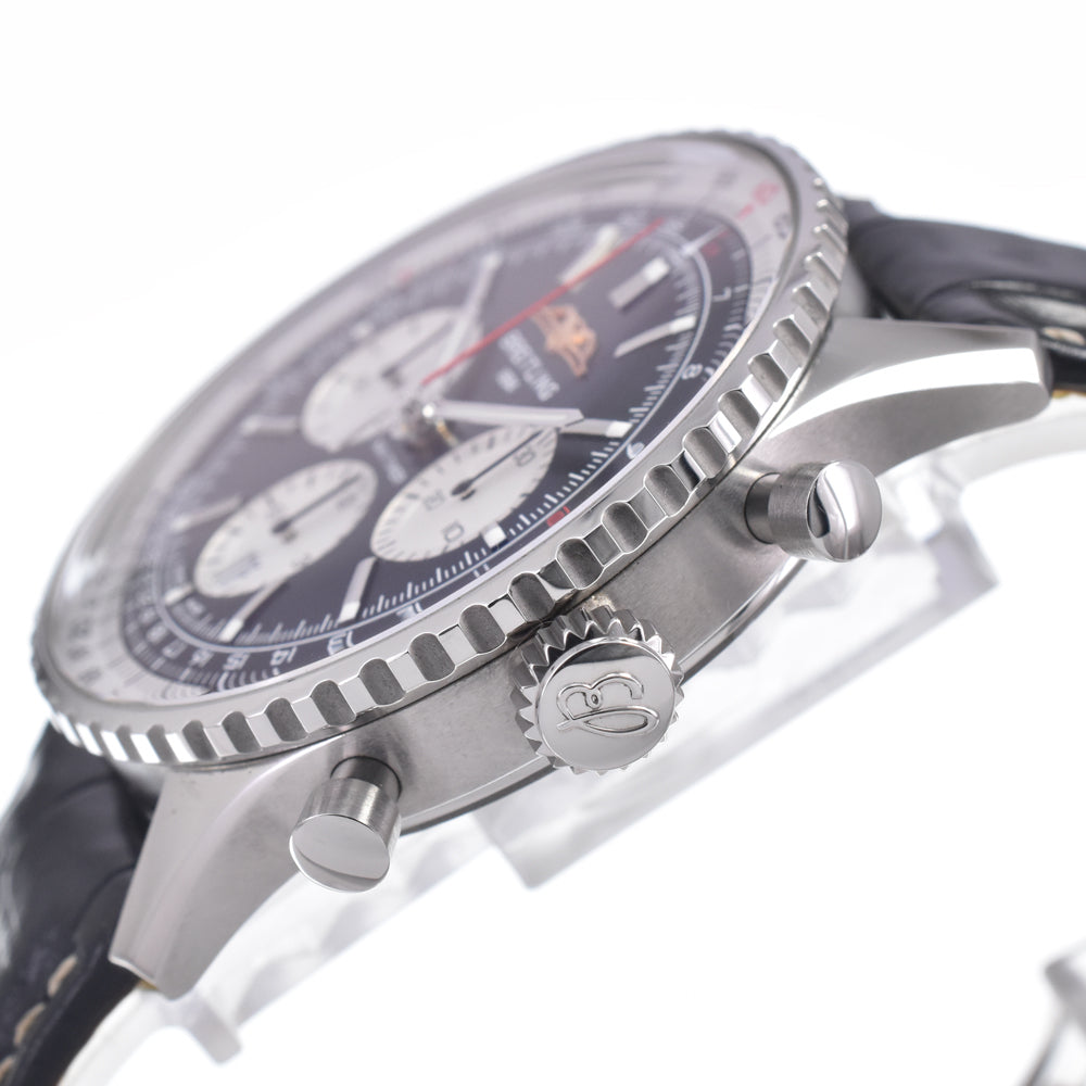 with paper BREITLING Navi timer AB0138 Chronograph Black White Dial Automatic Men's
 Watch N#148229